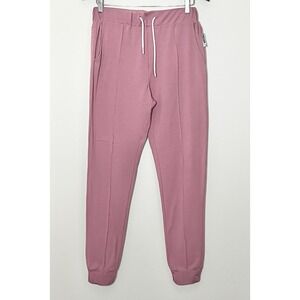 Gymshark Sweatpants Women's Small Pink Mauve Pleated Pockets Barbie Athleisure‎